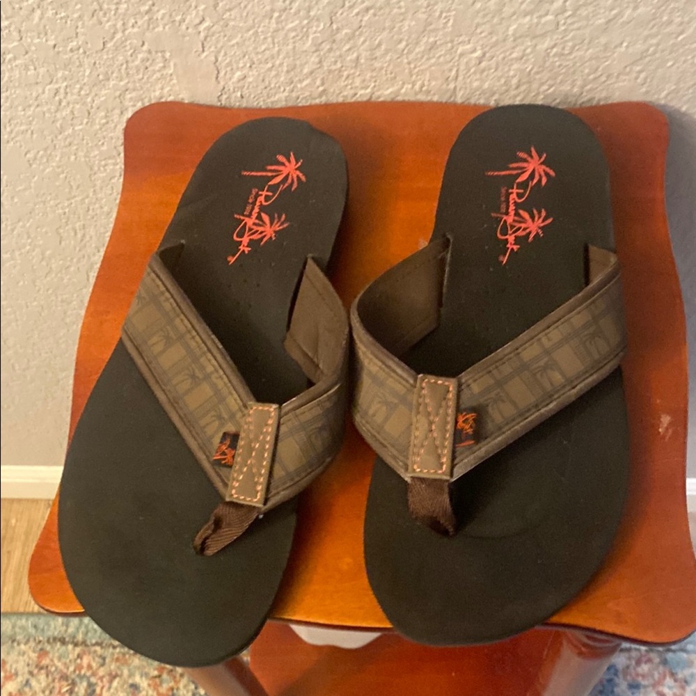Panama, Jack, men’s Brown and Black Flip Flops